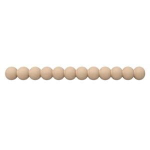 Cheri Trim natural unfinished wooden bead moulding strip for decorative wall and furniture trim